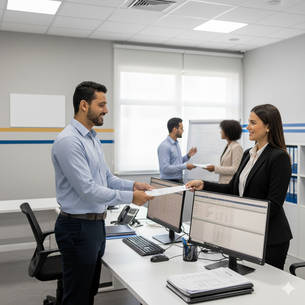 Serviços Administrativos e Recepção